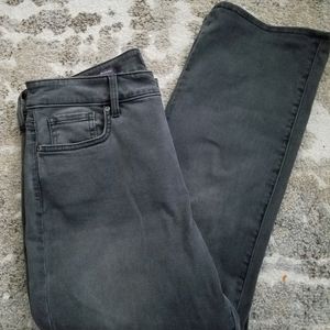 NYDJ Women's Washed Black 5 Pocket Jeans Size 10P
